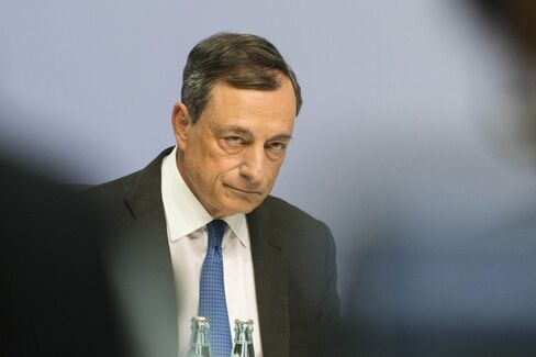 European Central Bank President Mario Draghi Announces Interest Rate Decision