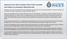 Statement from West Yorkshire Police Chief Constable John Robin’s on the Ministerial visit