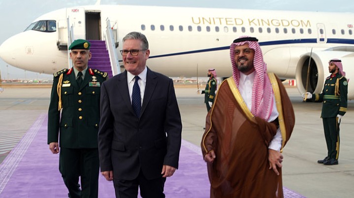 UK Prime Minister Keir Starmer traveled to the Gulf to meet with leaders in the region