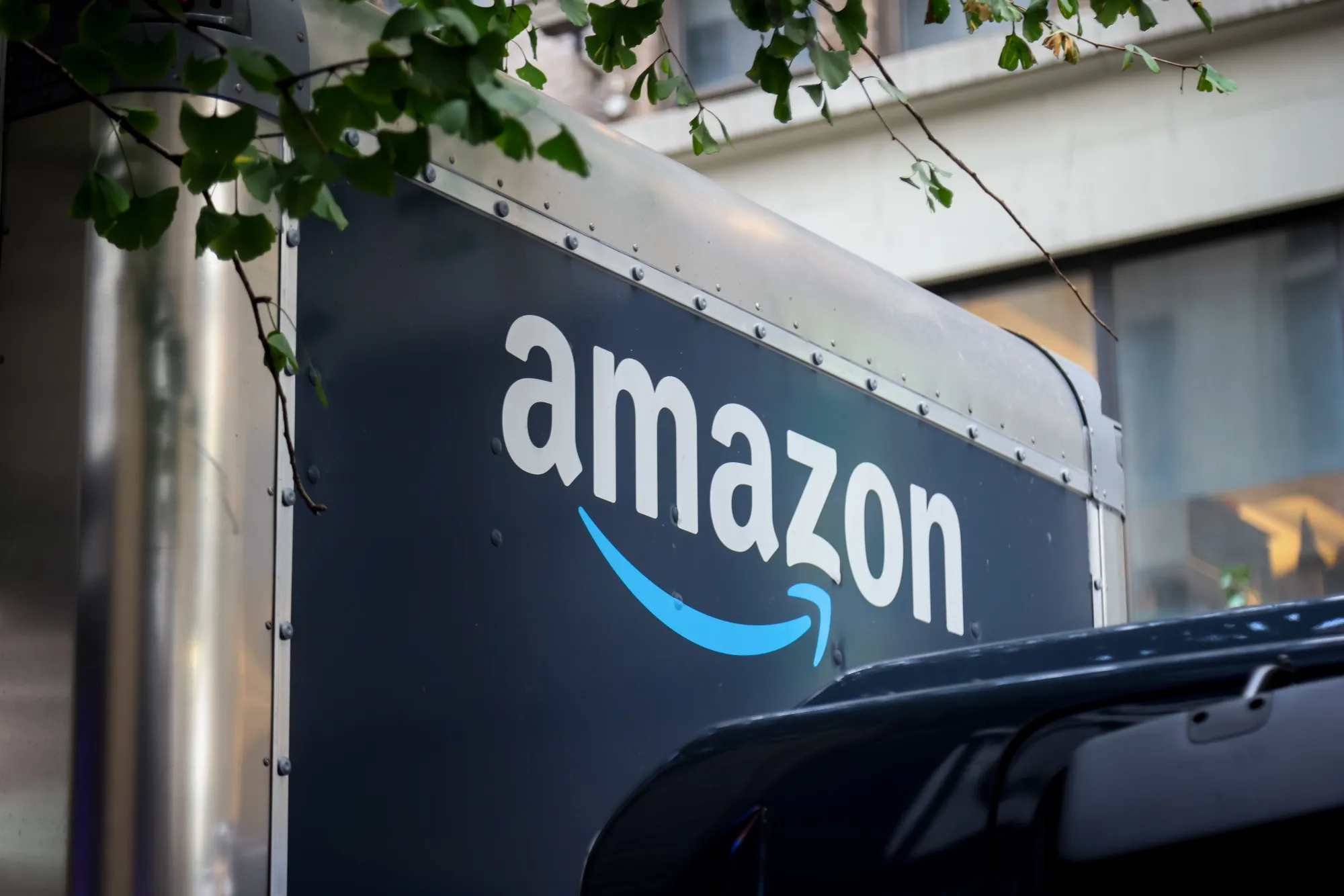 Caminhão da Amazon em New York