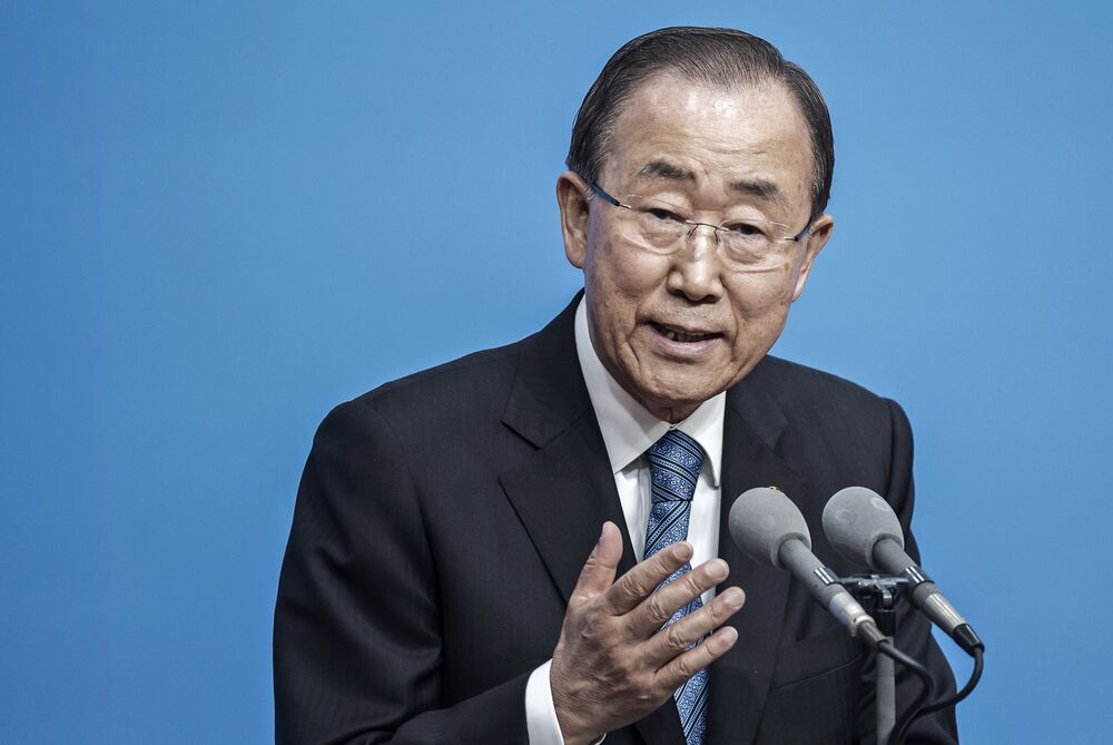 Un Chief Ban Ki Moon Signals Willingness To Seek Korea Presidency Bloomberg