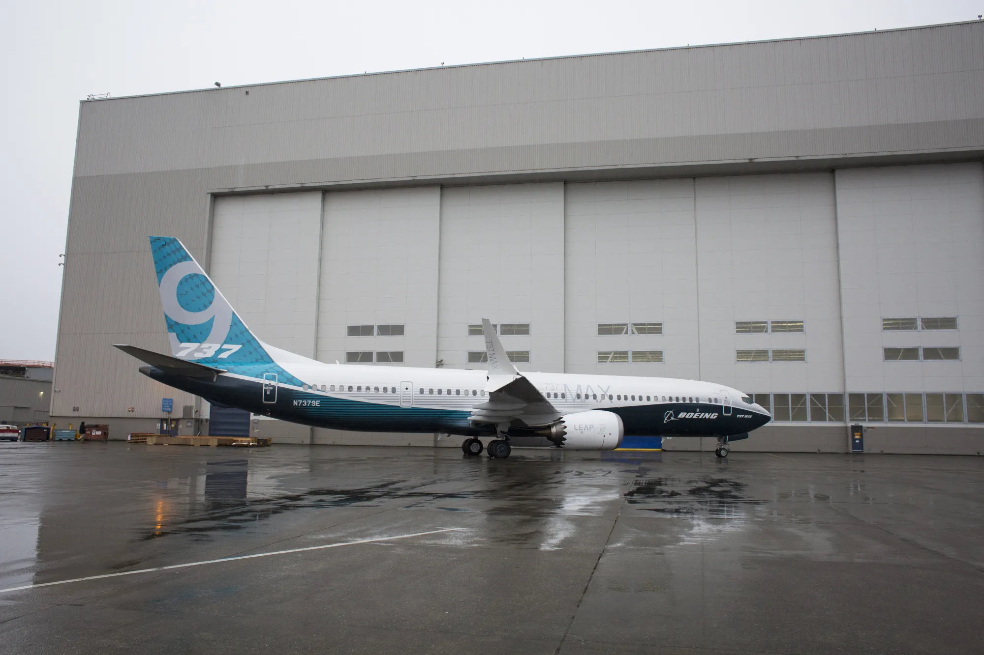 Boeing Co. Celebrates Rollout of The 737 MAX 9 Airplane
