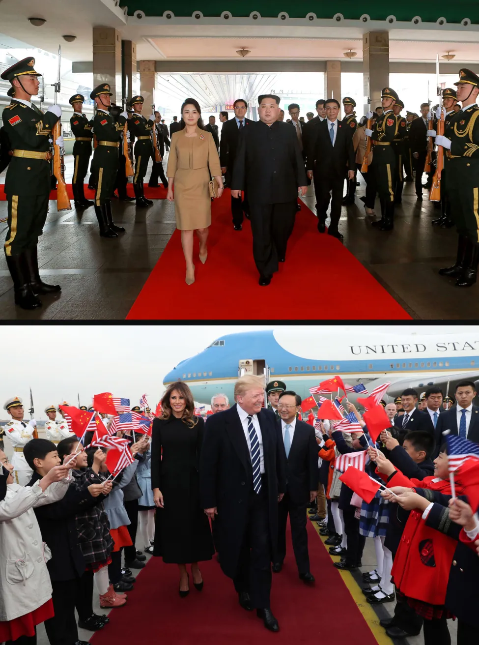 北京舞台に米朝対決－国賓以上のトランプ氏か、電撃訪問の金正恩氏か