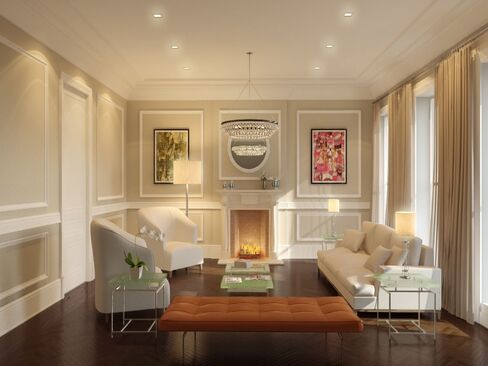 A five-story town house in Brooklyn Heights