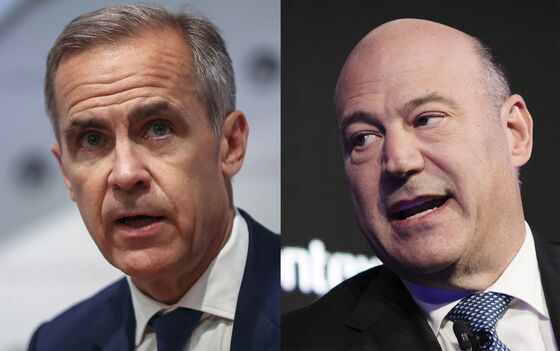 Carney Tells Cohn He’s Wrong as Goldman Veterans Spar on Brexit