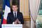 France's President Emmanuel Macron Meets World Bank Group President Jim Yong Kim