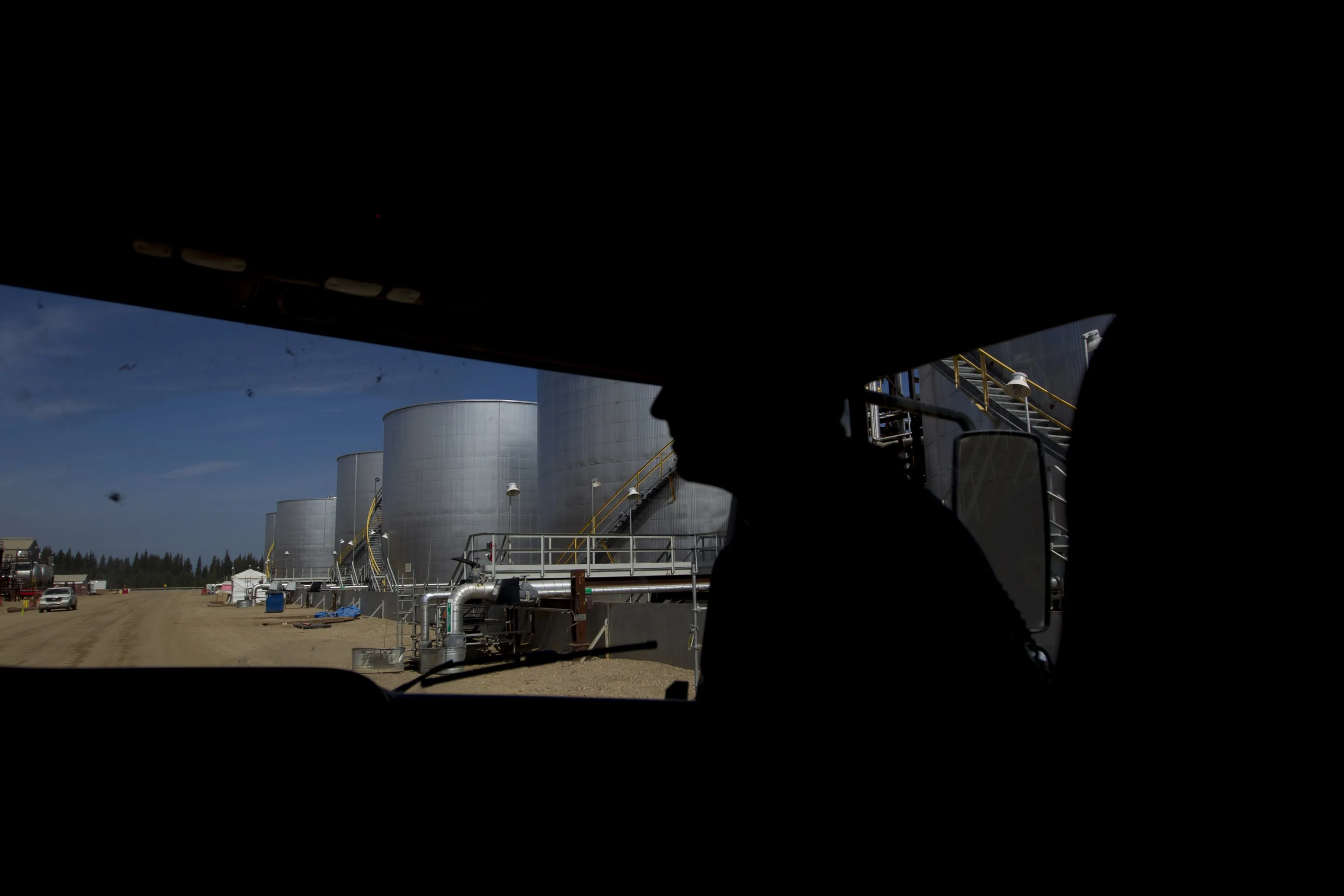 Operations At A Cenovus Energy Oil Production Facility