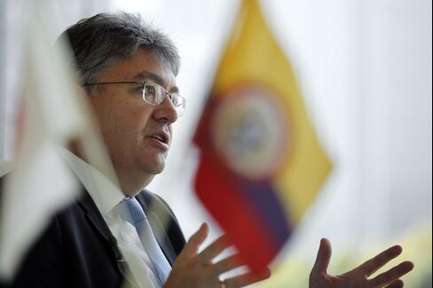 Colombia Finance Minister Mauricio Cardenas