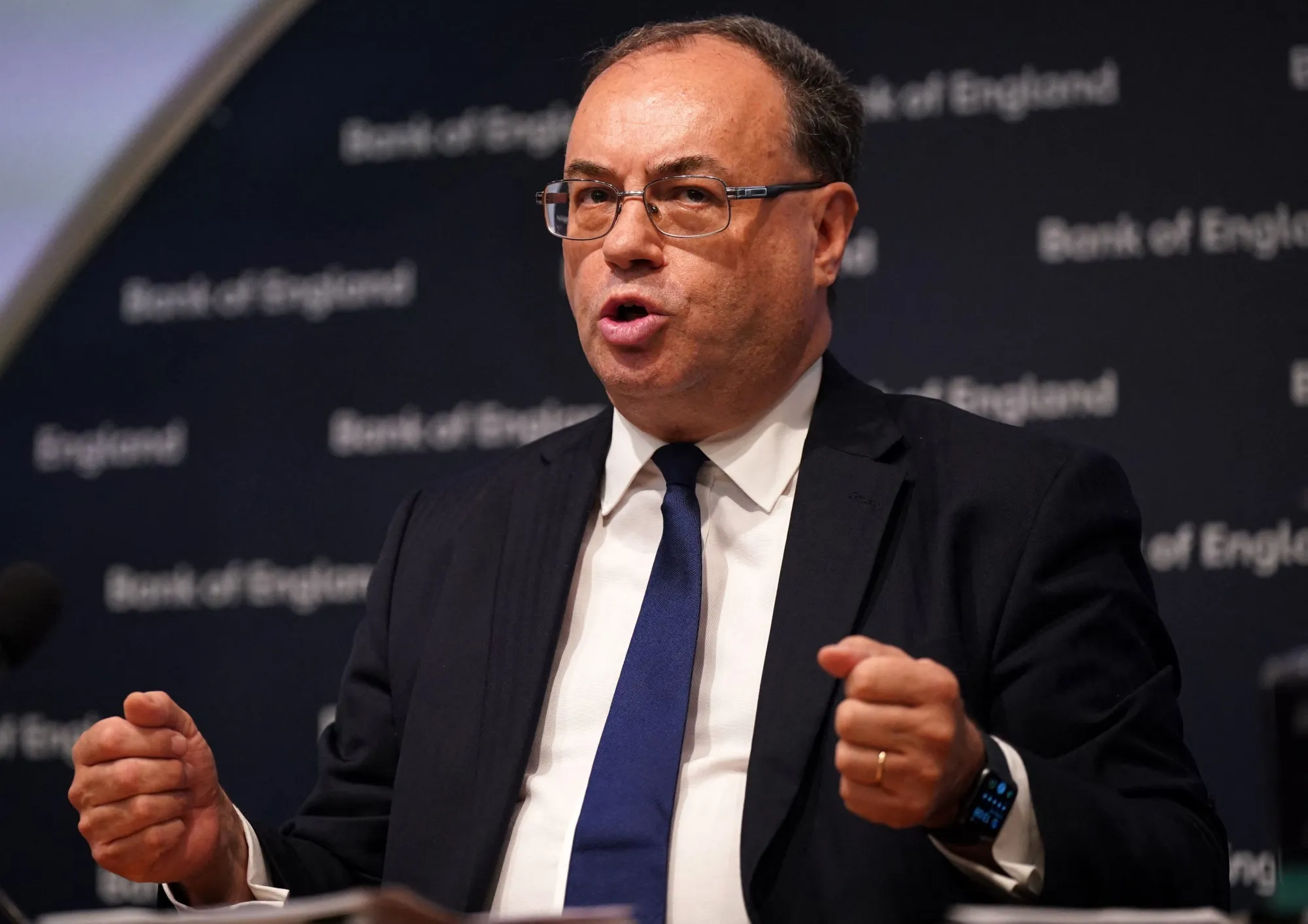 Governor of the Bank of England Andrew Bailey.