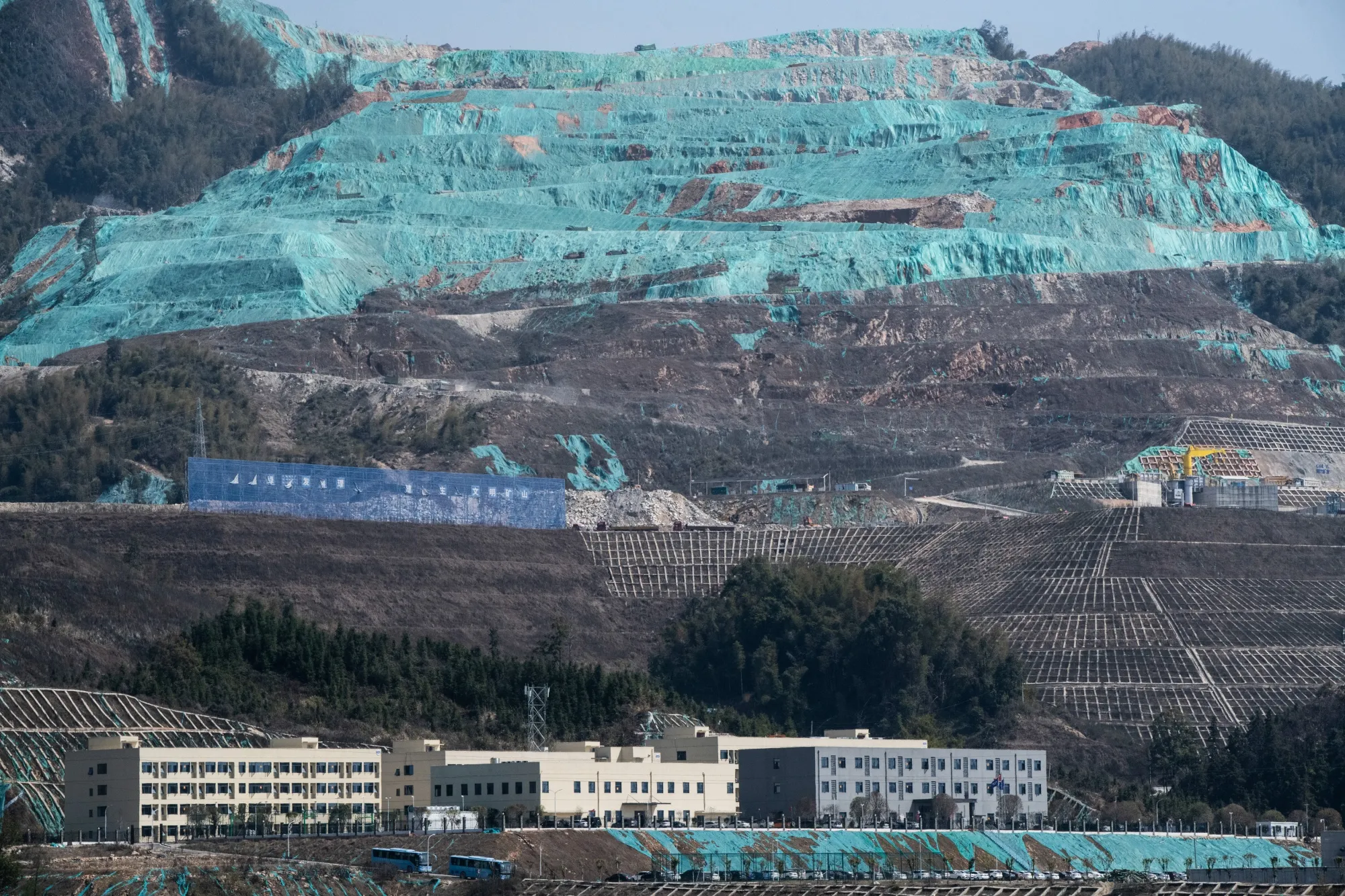 The CATL&nbsp;Jianxiawo lithium mine in Yichun, Jiangxi province, China.