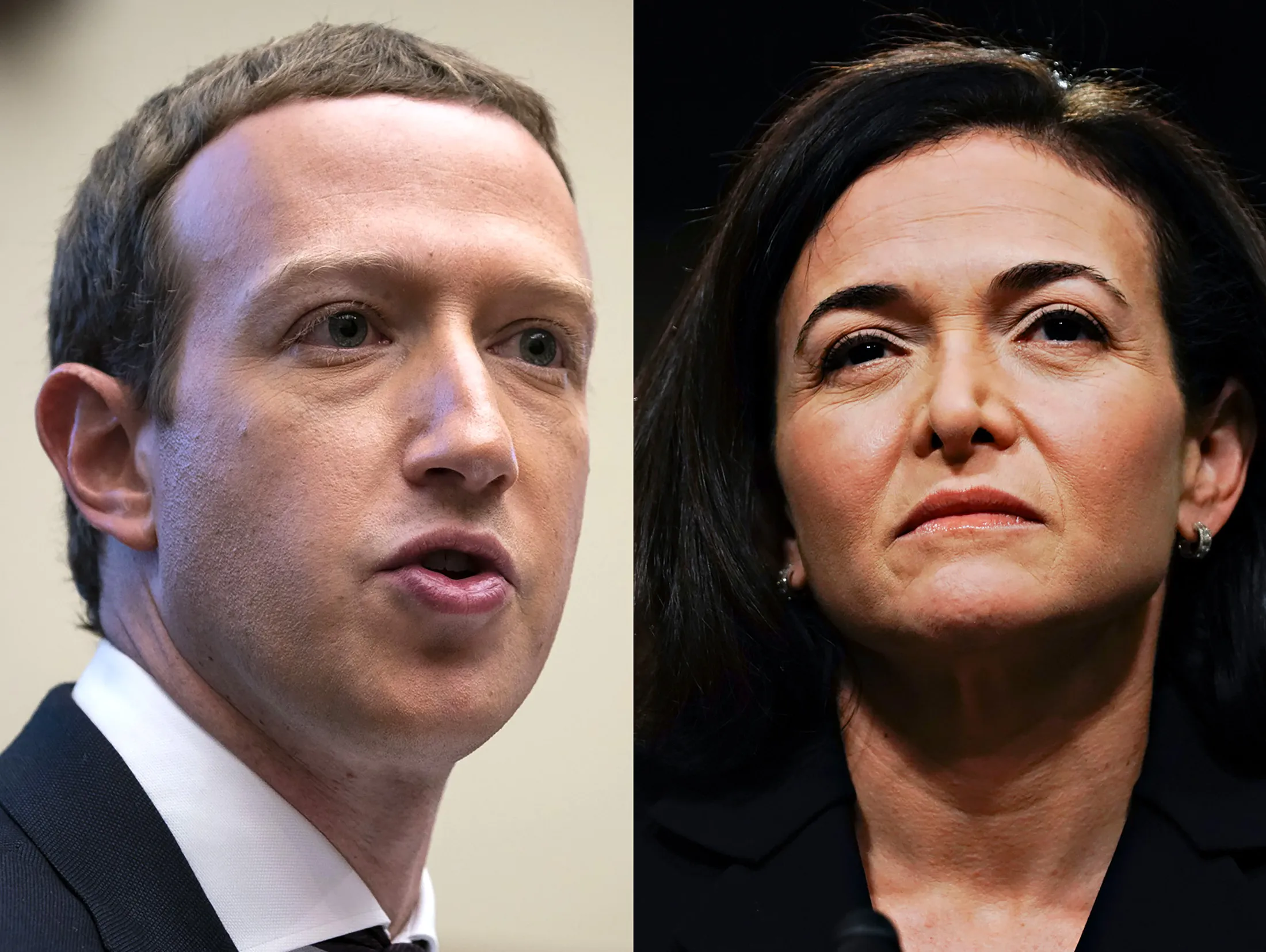 Mark Zuckerberg and&nbsp;Sheryl Sandberg