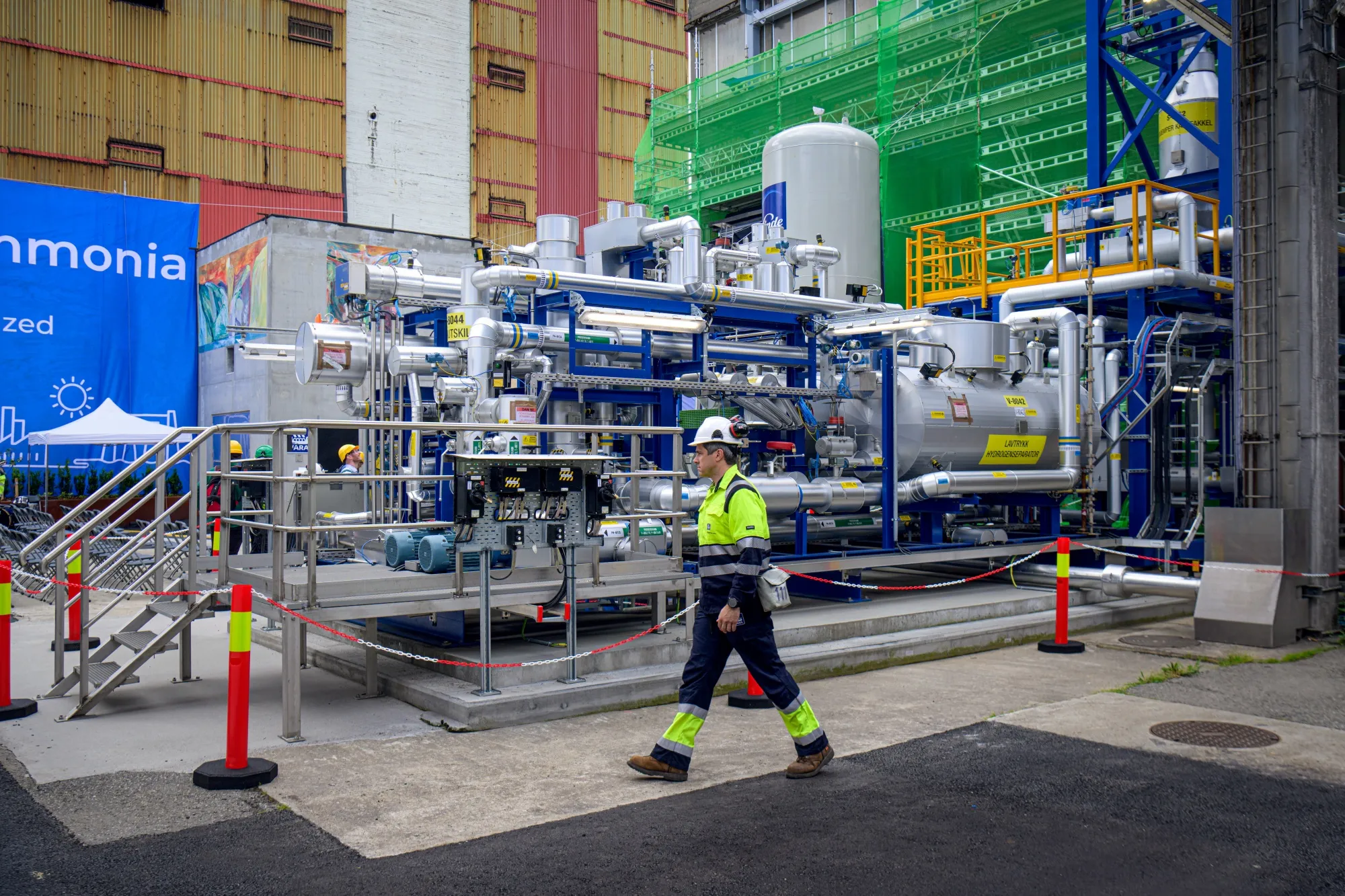 Yara International ASA's industrial facility in Porsgrunn, Norway.