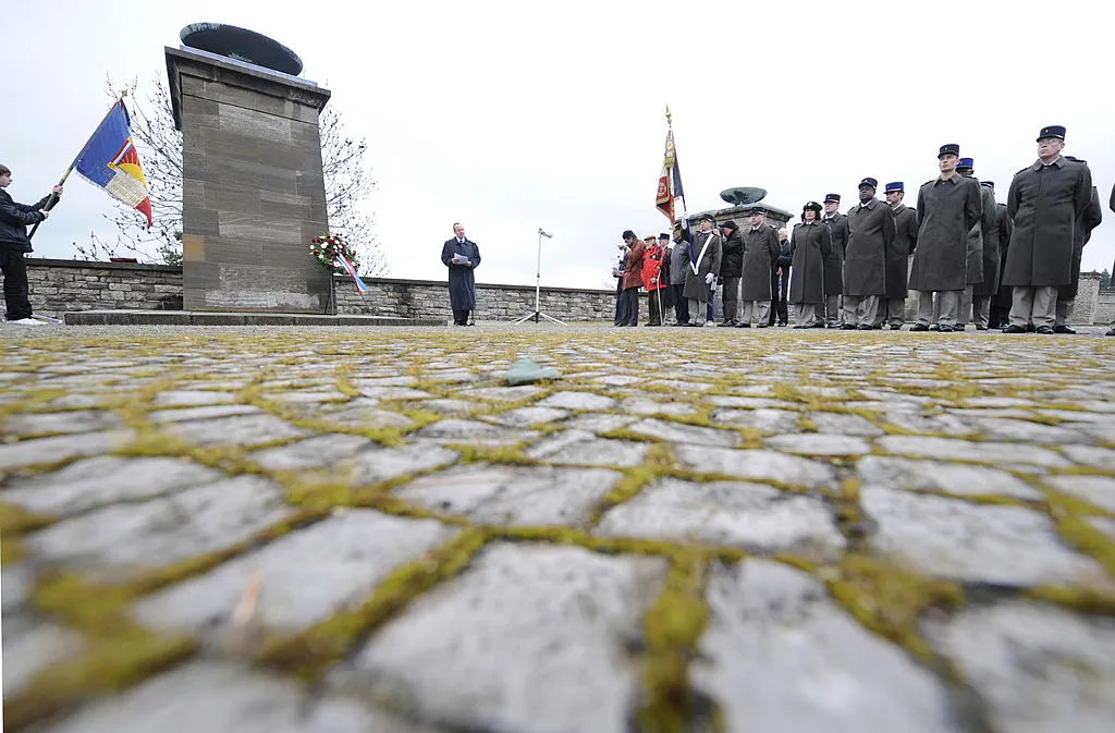 Commemorating the liberation of Buchenwald, a concentration camp where Jehovah's Witnesses were killed.
