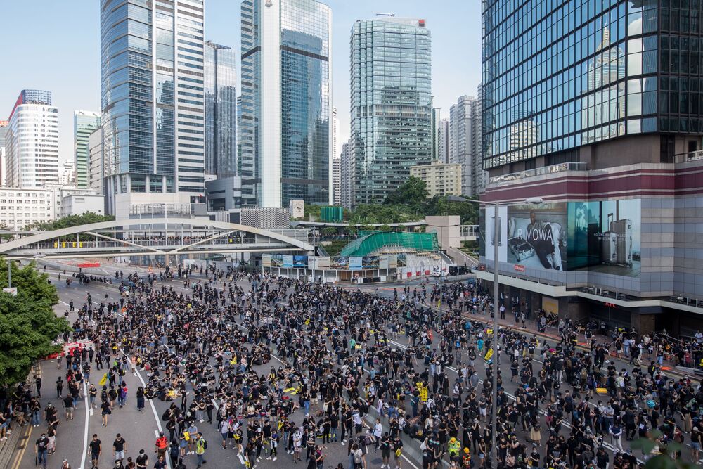 香港中心部でオフィス空室率が上昇 反政府デモの影響じわり Bloomberg