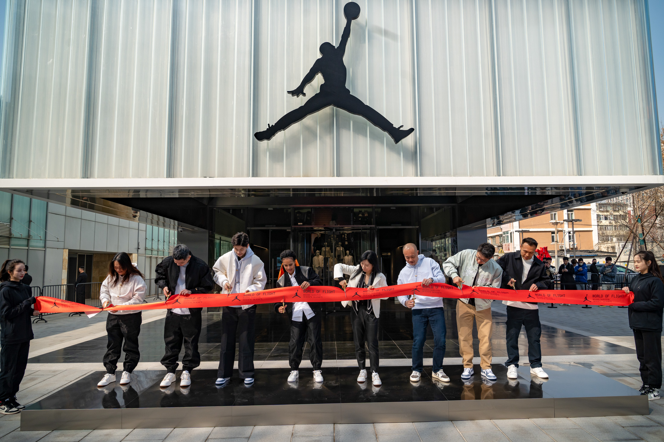 The Opening of the Jordan World of Flight Store in Beijing