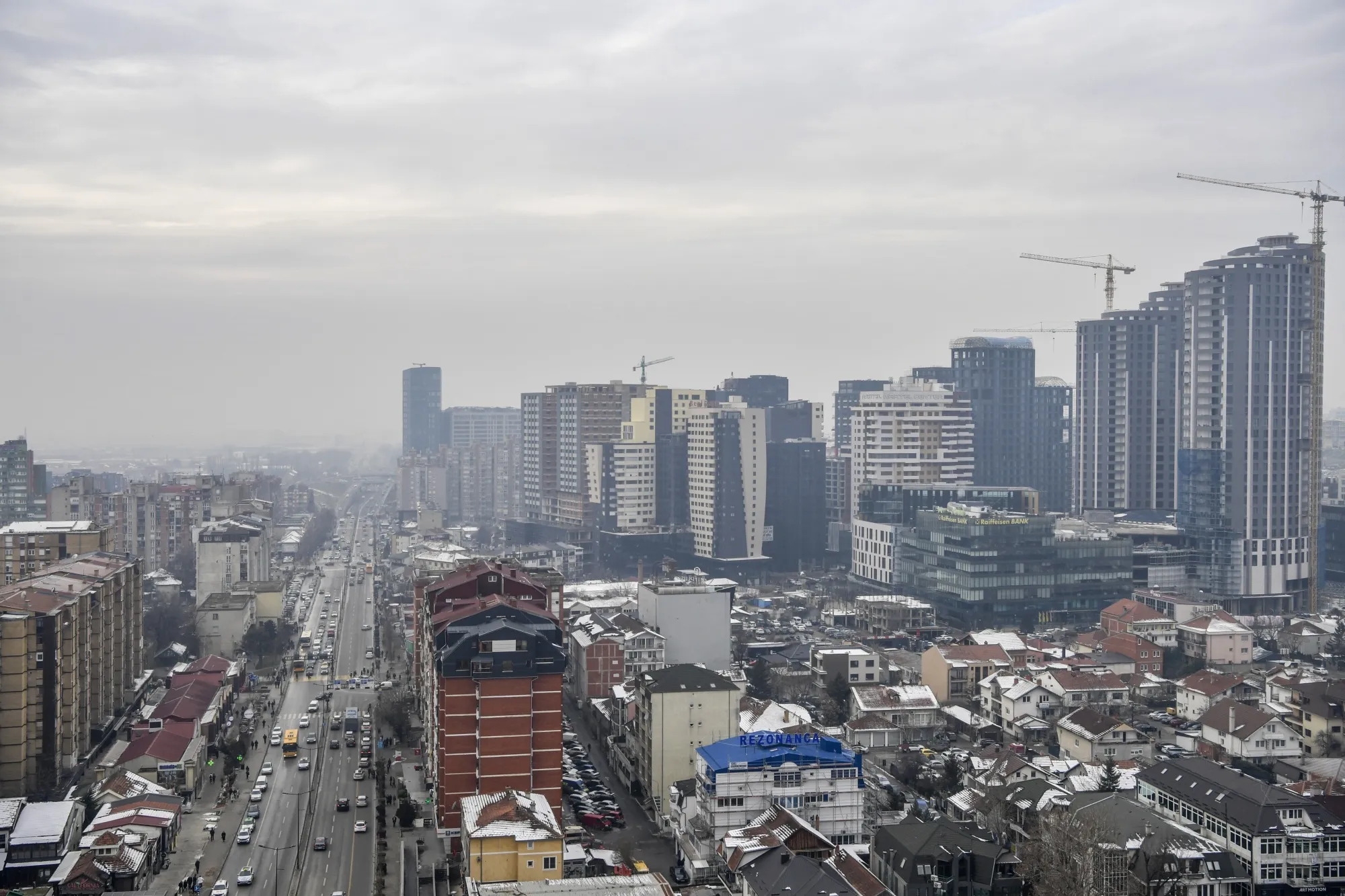 Commercial and residential building have sprouted across Kosovo’s vibrant capital, Pristina.