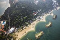 Aerials Of The Lion City As Gross Domestic Product Contracts Most Since 2012