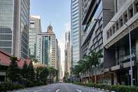 Deserted Streets in Singapore As Island Still Set on Reopening