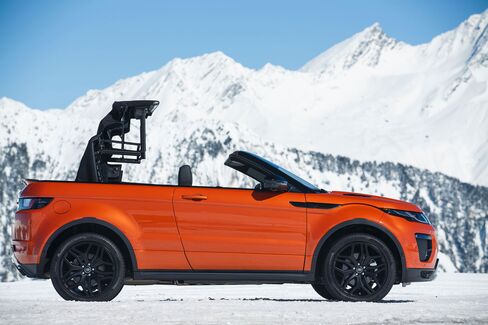 The 2017 Range Rover Evoque convertible.