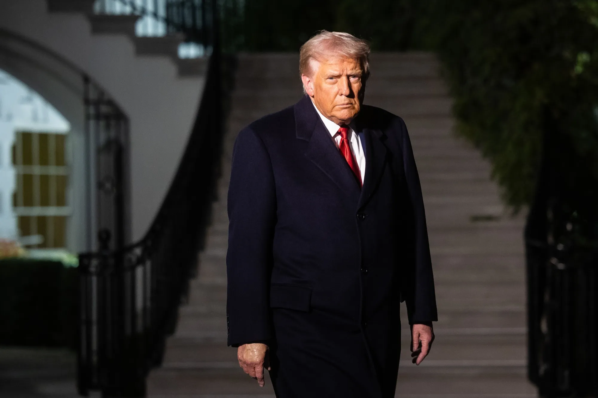 US President Donald Trump at the White House on Oct. 24.
