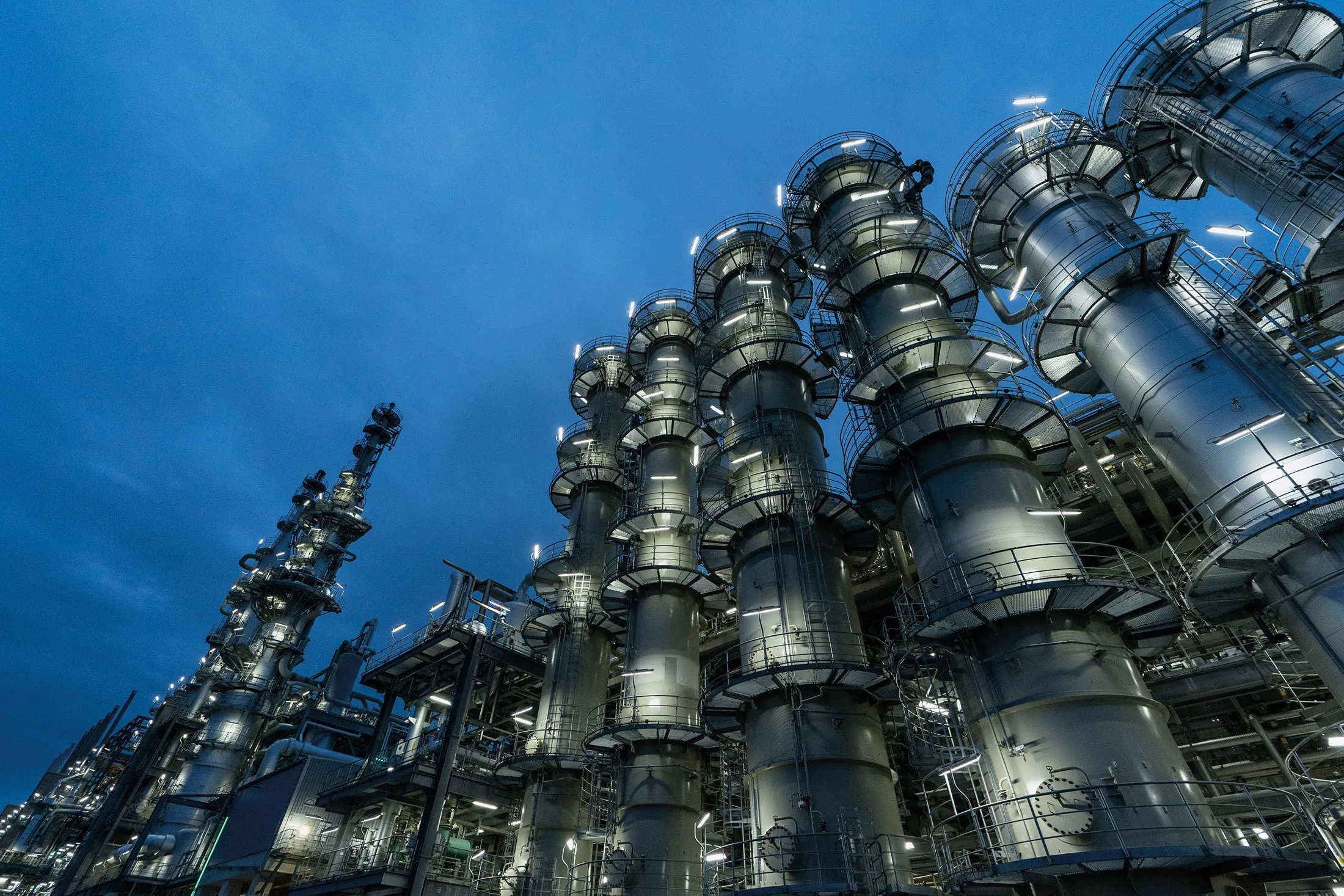 BASF’s gas-dependent chemical factory in Ludwigshafen, Germany.