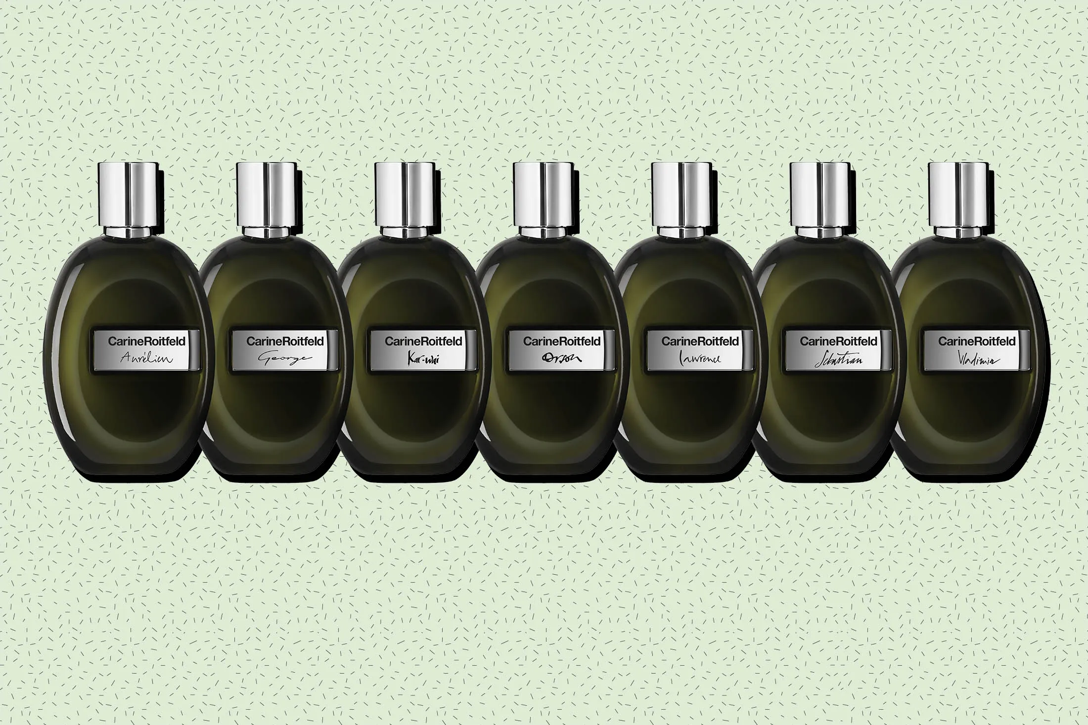 The full 7 Lovers collection by Carine Roitfeld Parfums.