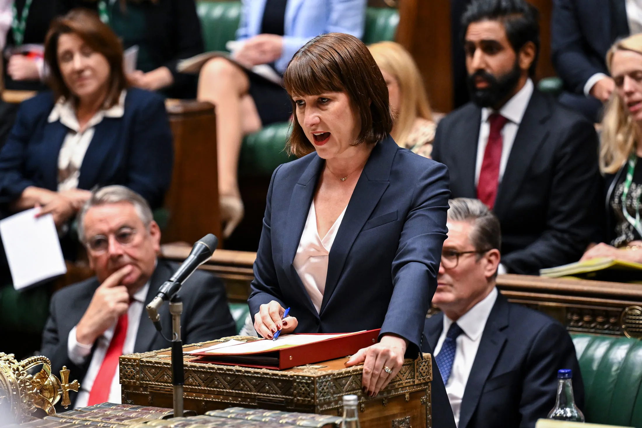 Rachel Reeves in parliament on July 29.