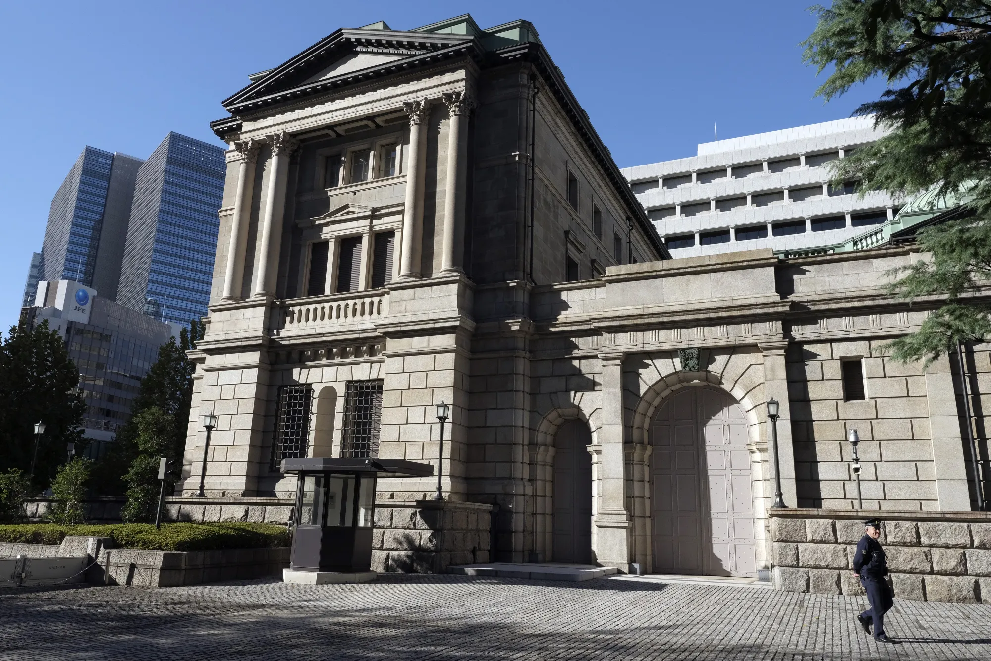 The Bank of Japan (BOJ) headquarters in Tokyo.