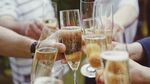 People Toasting With Champagne Flute