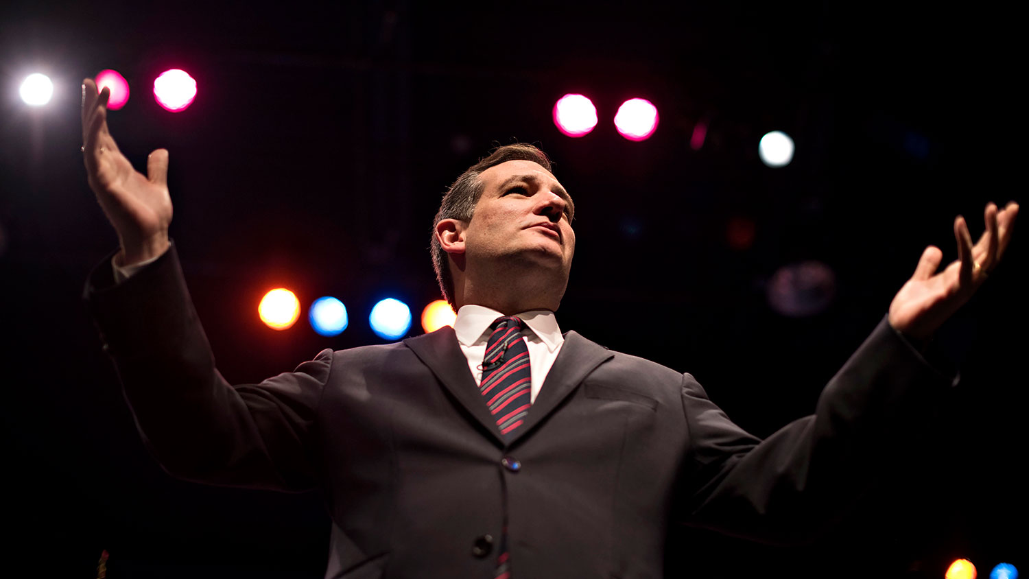 U.S. Senator Ted Cruz, a Republican from Texas and presidential candidate, speaks during the Iowa Faith &amp; Freedom Coalition presidential forum at Point of Grace Church in Waukee, Iowa, U.S., on Saturday, April 25, 2015
