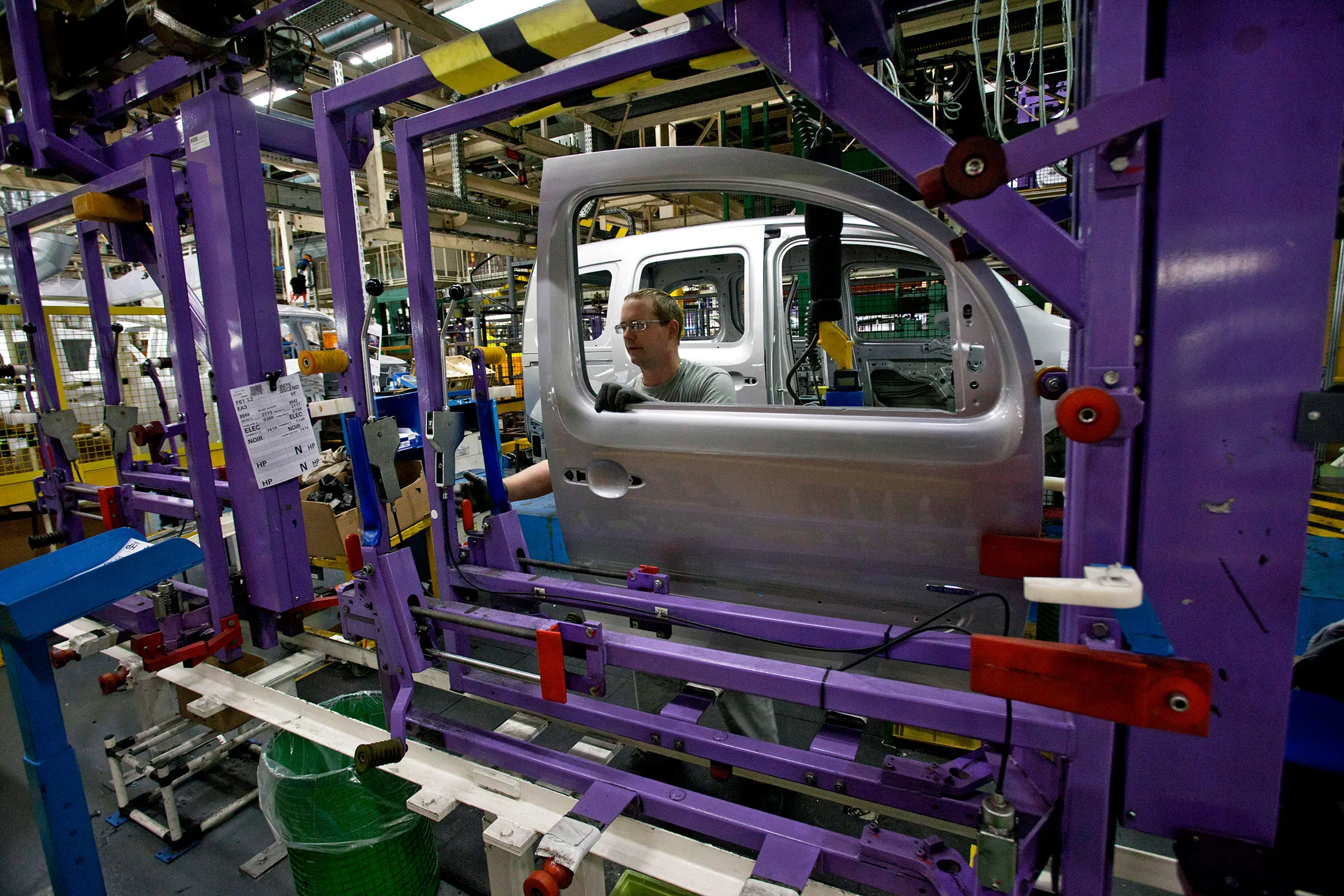 The Renault production line at the company’s factory in Maubeuge, France.
