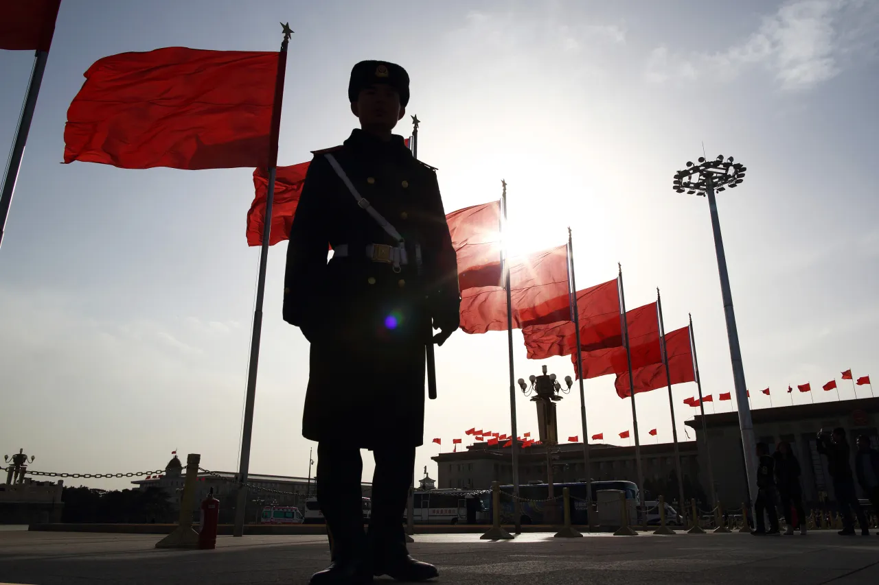 Views Of Tiananmen Gate Ahead Of China's National People's Congress