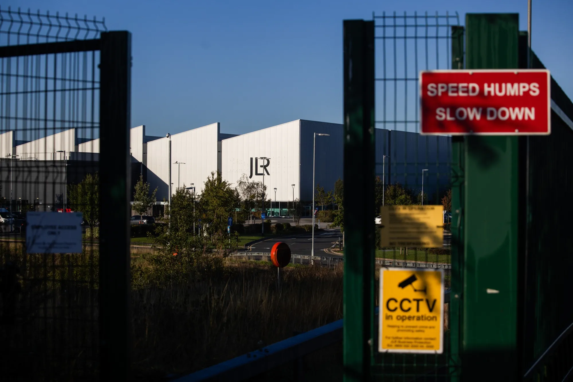 The Jaguar Land Rover electric propulsion manufacturing center in Wolverhampton, UK,  in September.