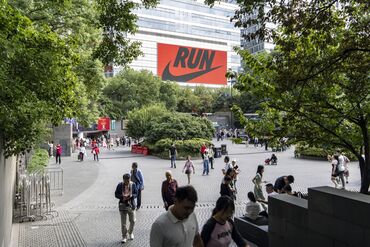 Shoppers in Shanghai During Golden Week