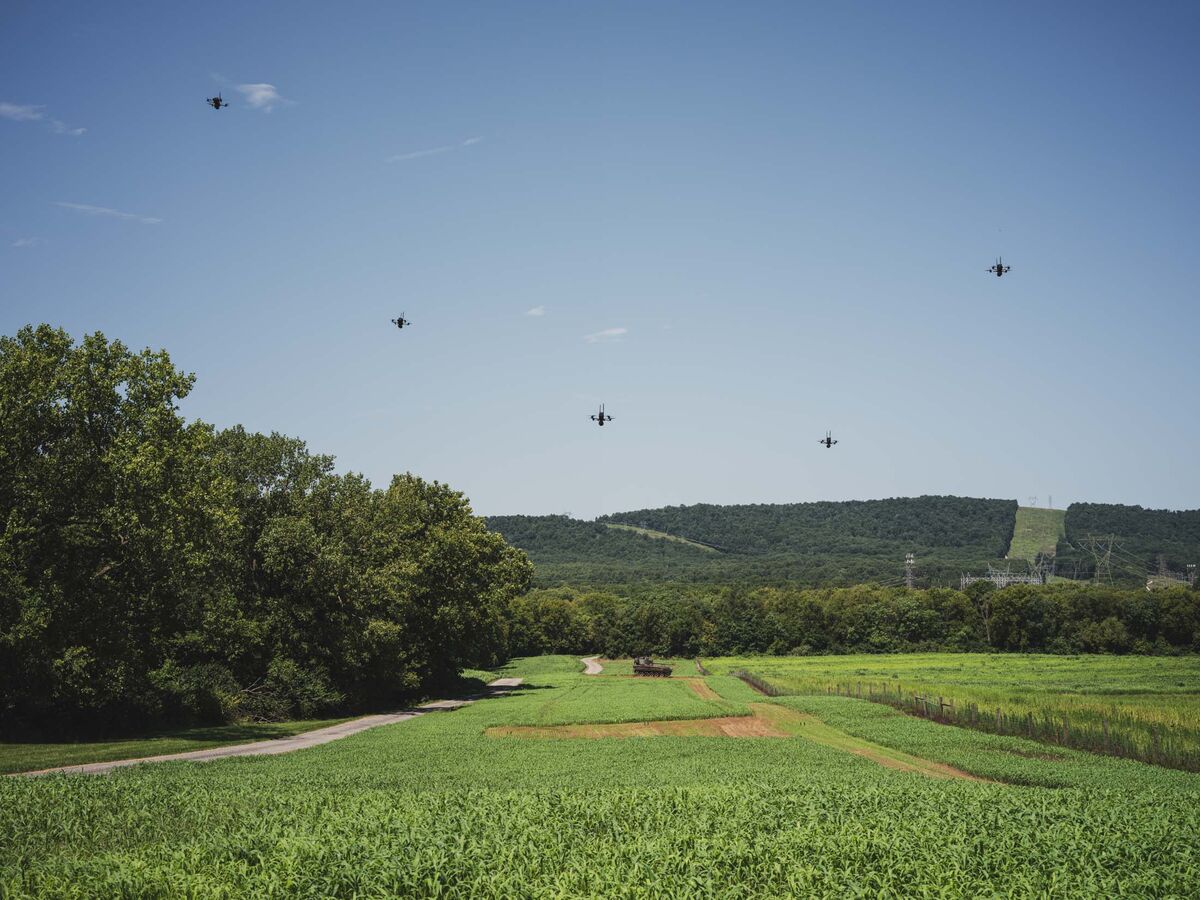 What a Killer Drone Swarm Looks Like Up Close