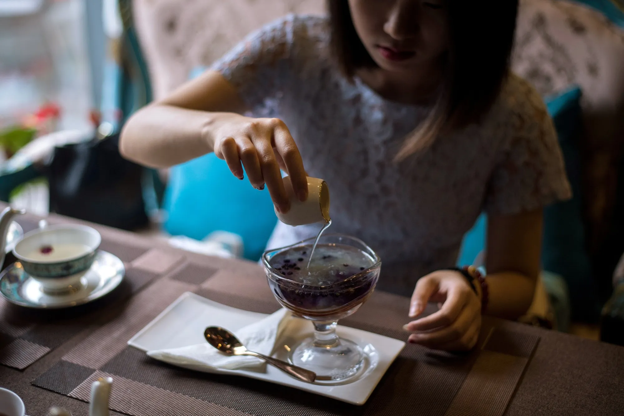 A birds nest dessert in Shanghai.&nbsp;