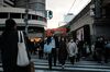 Views of downtown Osaka as coronavirus resurfaces in Japan