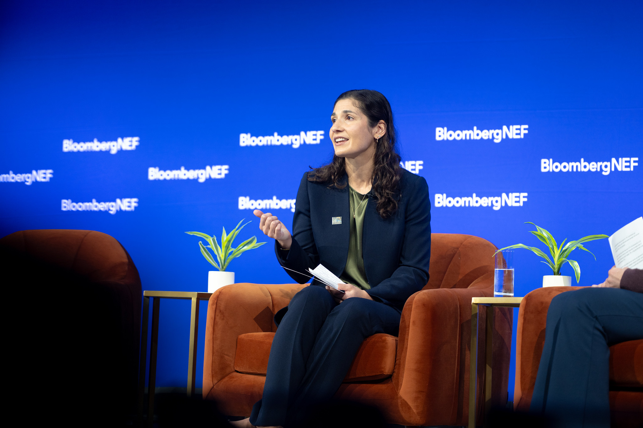 California Air Resources Board chair Lauren Sanchez speaks during the BNEF Summit in San Francisco on Jan. 27 Photographer: Randall Gee