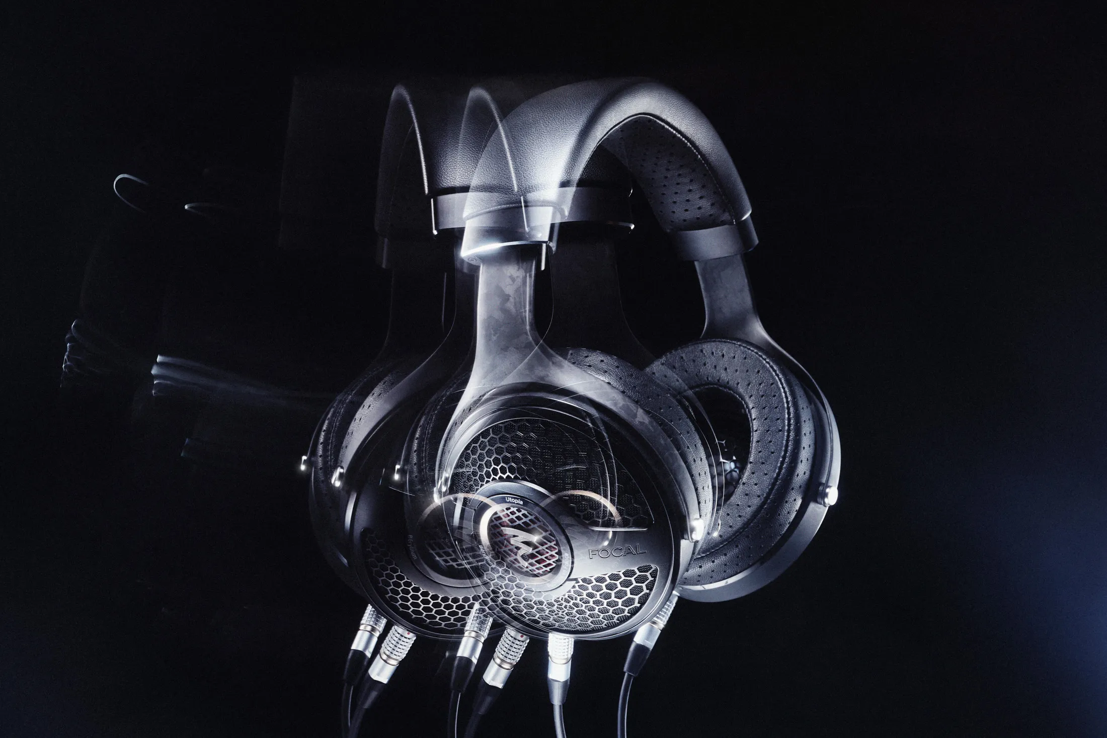 Focal Utopia premium over-ear wired headphones.