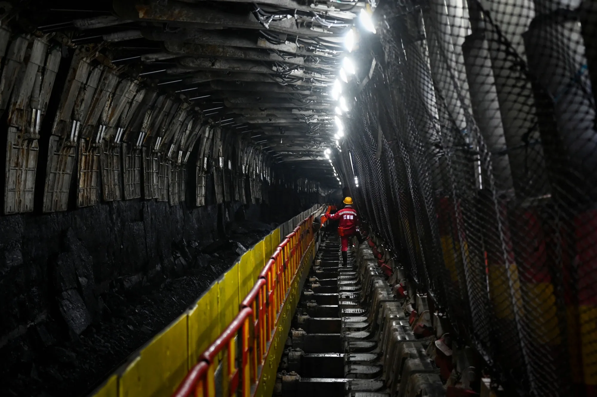 The Hongliulin coal mine near Shenmu&nbsp;in China's northern Shaanxi province.