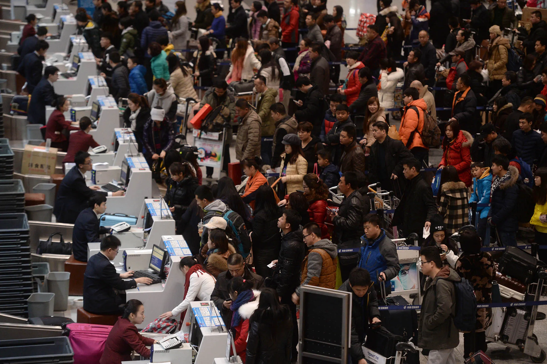 CHINA-LUNAR-NEW YEAR-TRAVEL