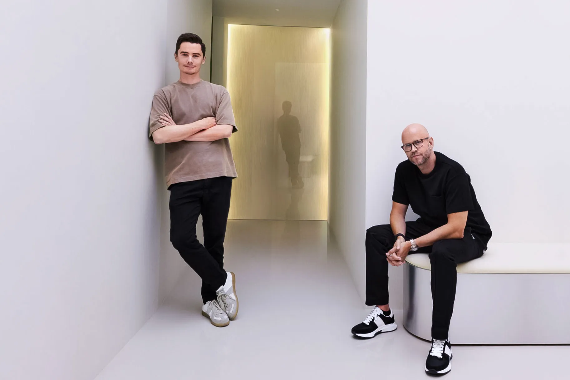 Neko founders Hjalmar Nilsonne and Daniel Ek.