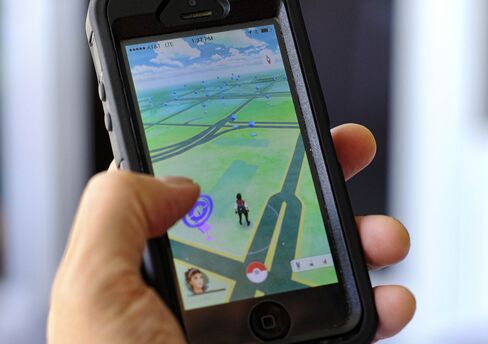 The Pokemon Go app.