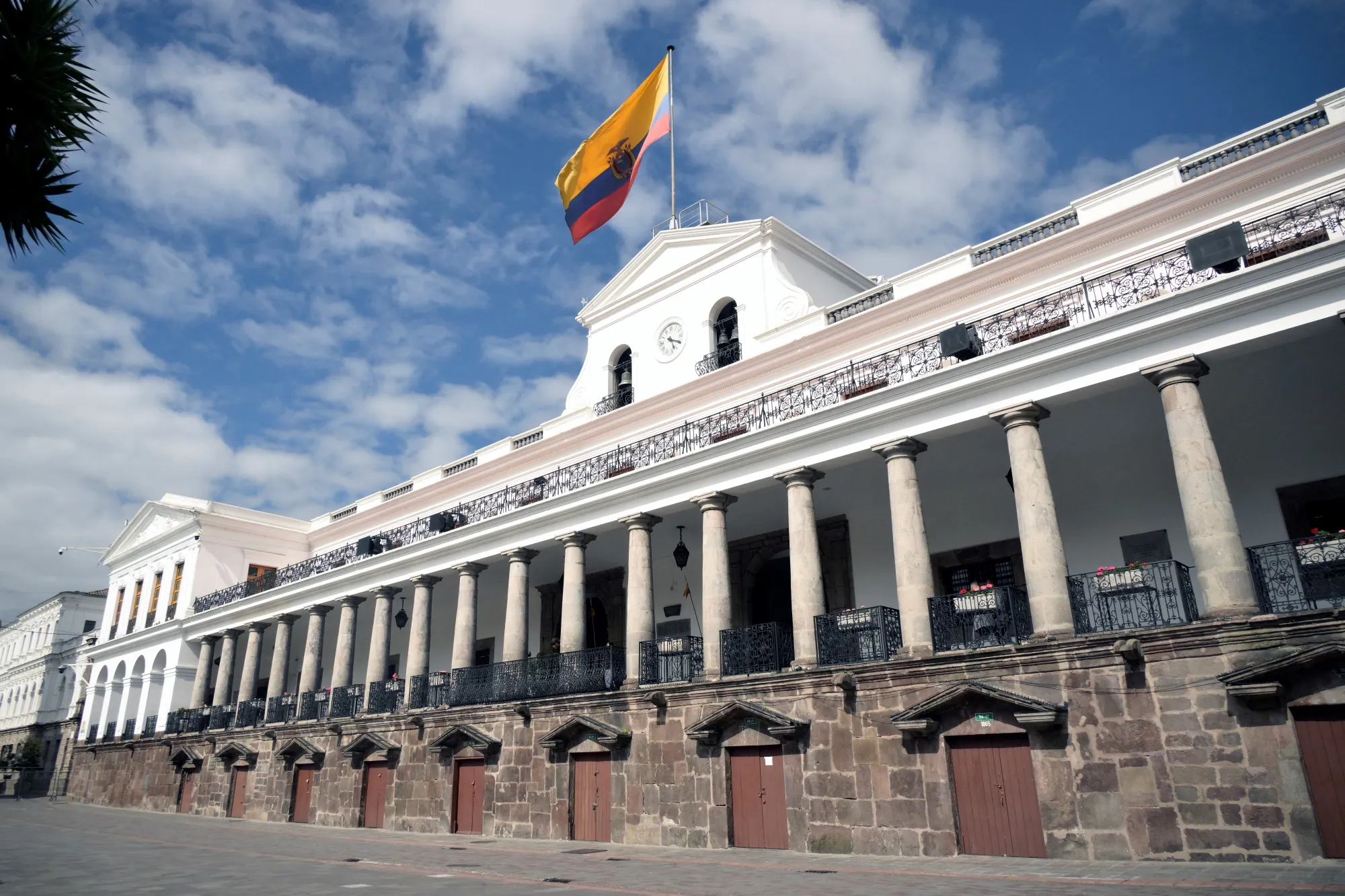 Carondelet Palace in Quito, Ecuador.