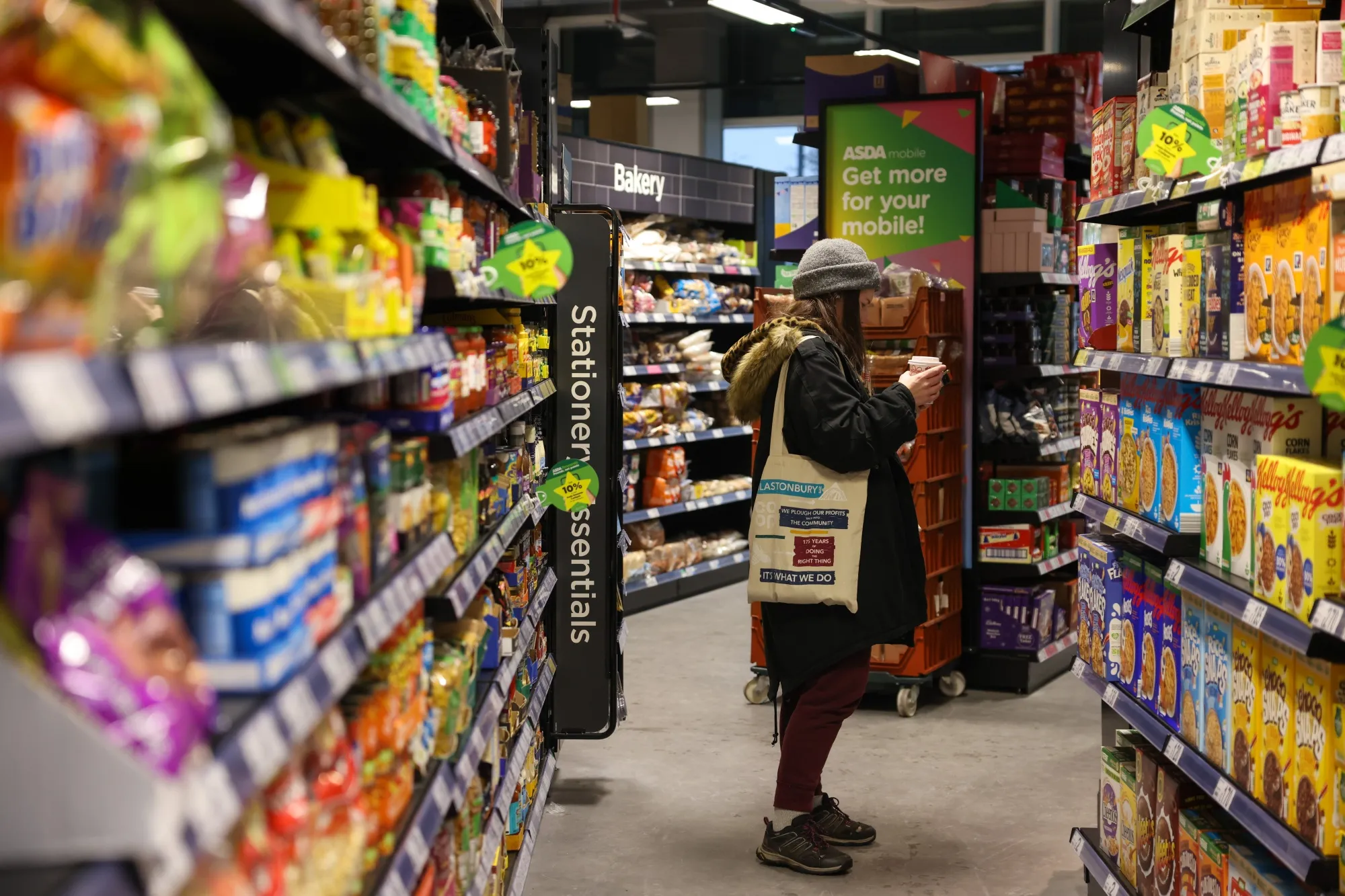 British supermarkets are under pressure to curb prices.