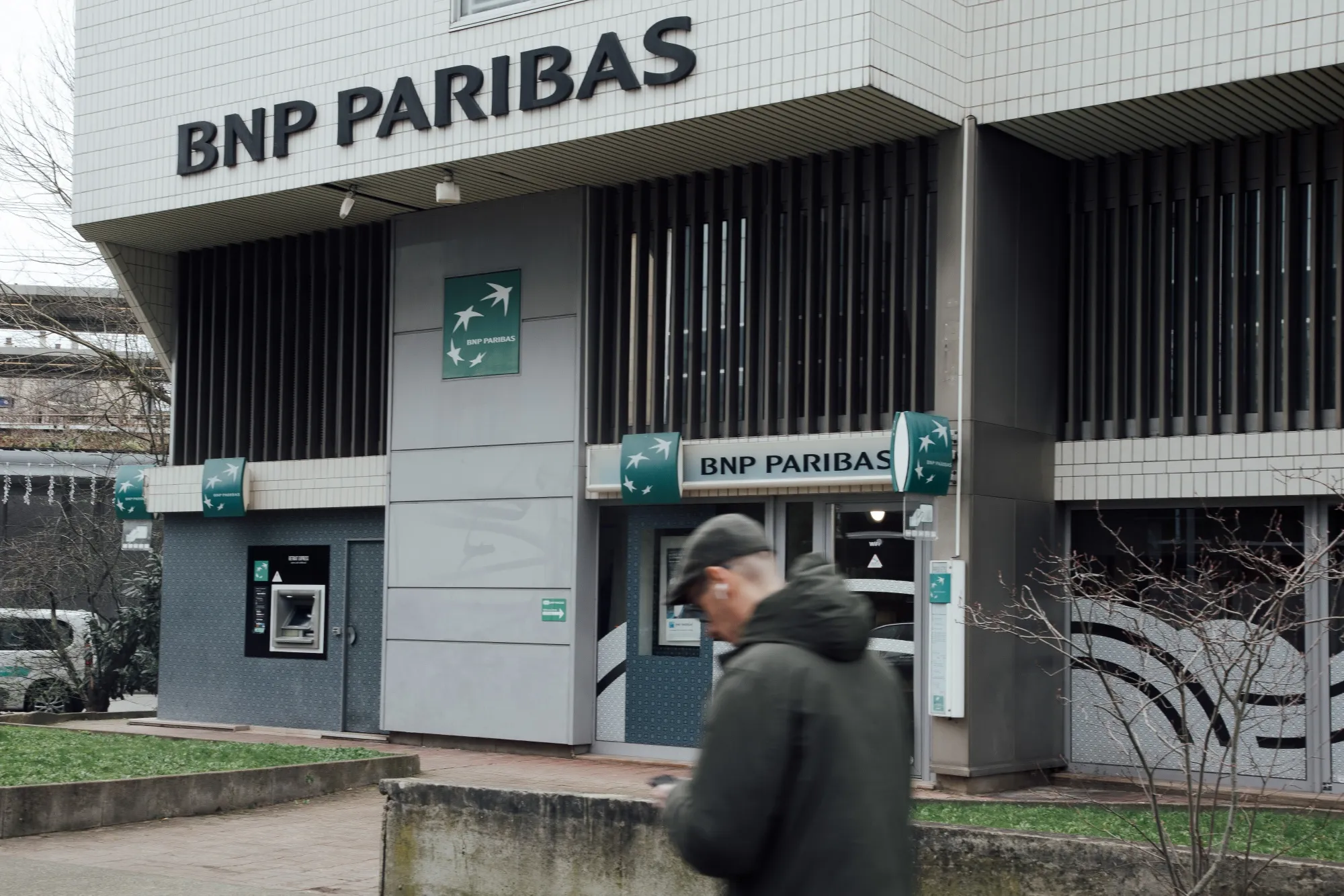 A BNP Paribas SA bank branch in Paris.