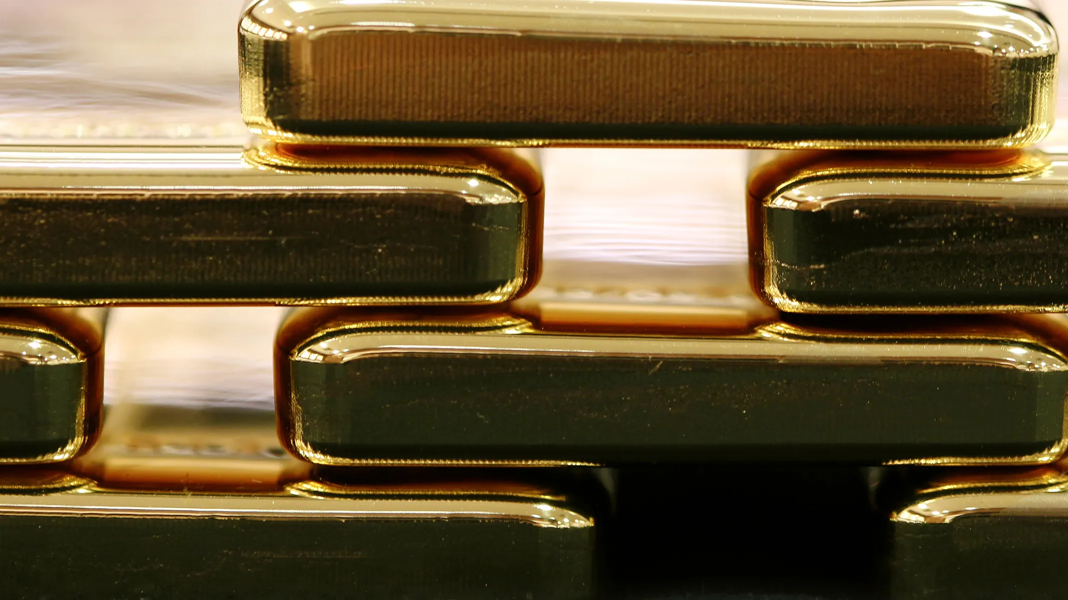 One-kilogram gold bars.
