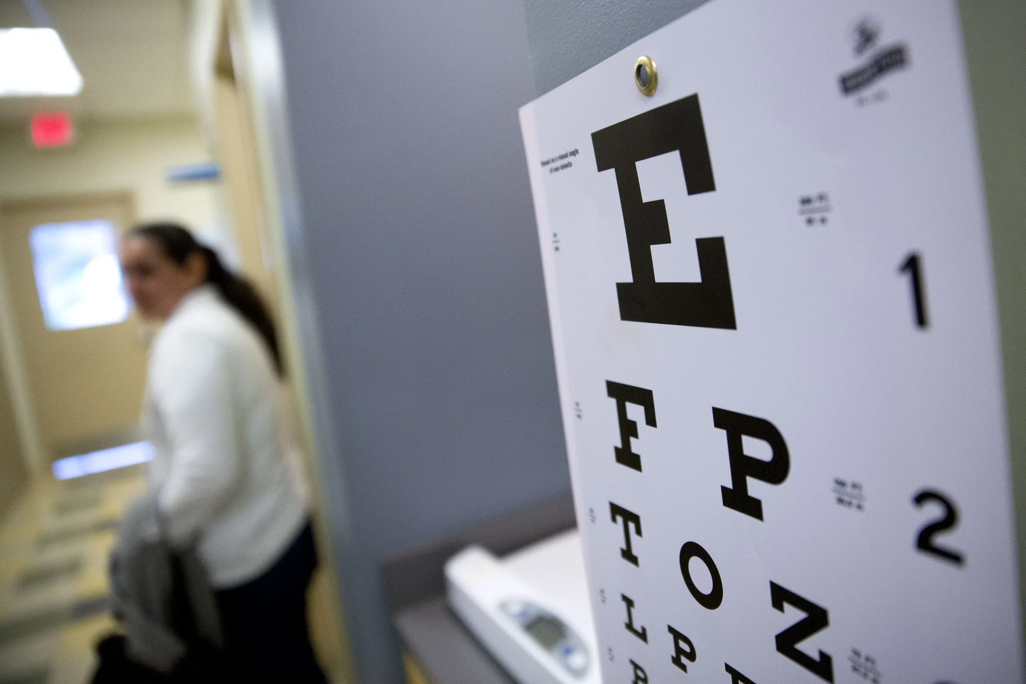 health care eye chart