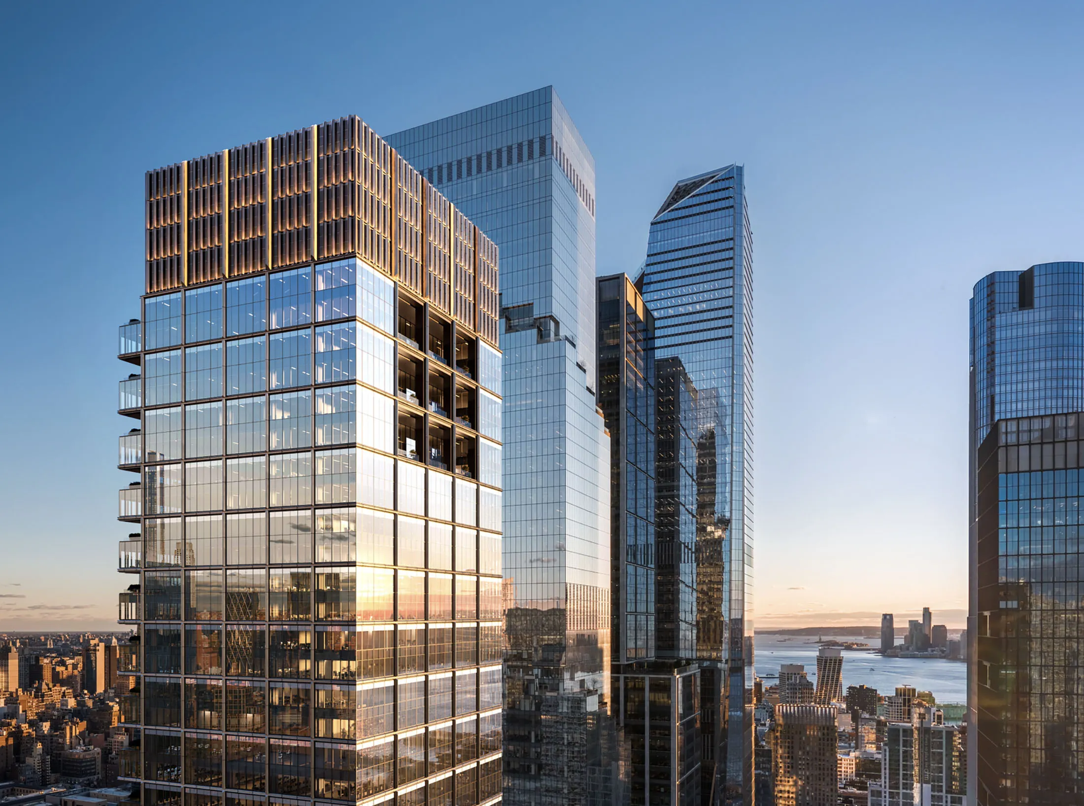 A rendering of 70 Hudson Yards.