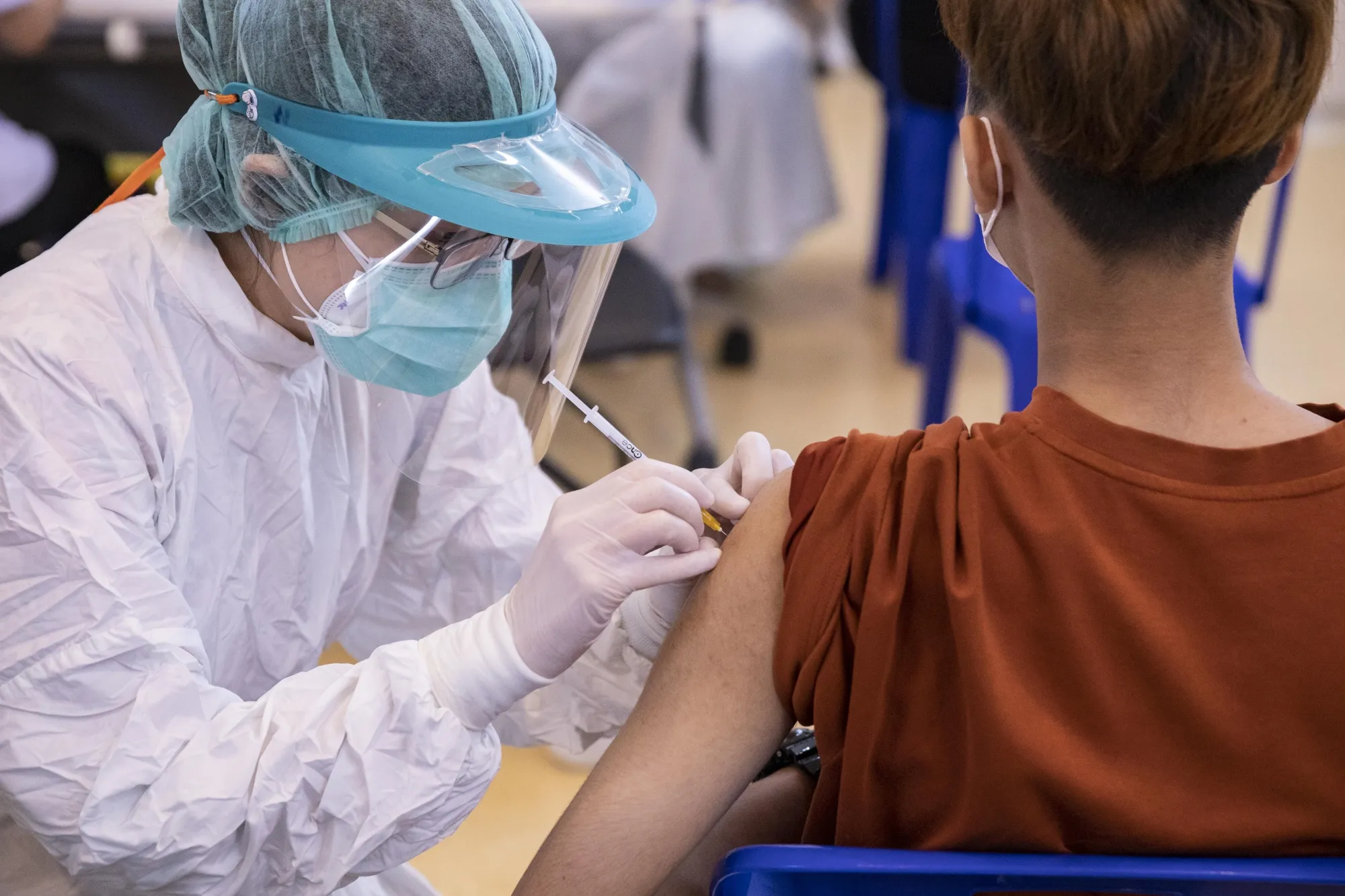Covid -19 Vaccination Drive for School Children at Vachira Hospital 